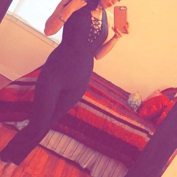 Fashion Nova Pants - 🐣🐣Black Jumpsuit - Fashionnova -Bandage